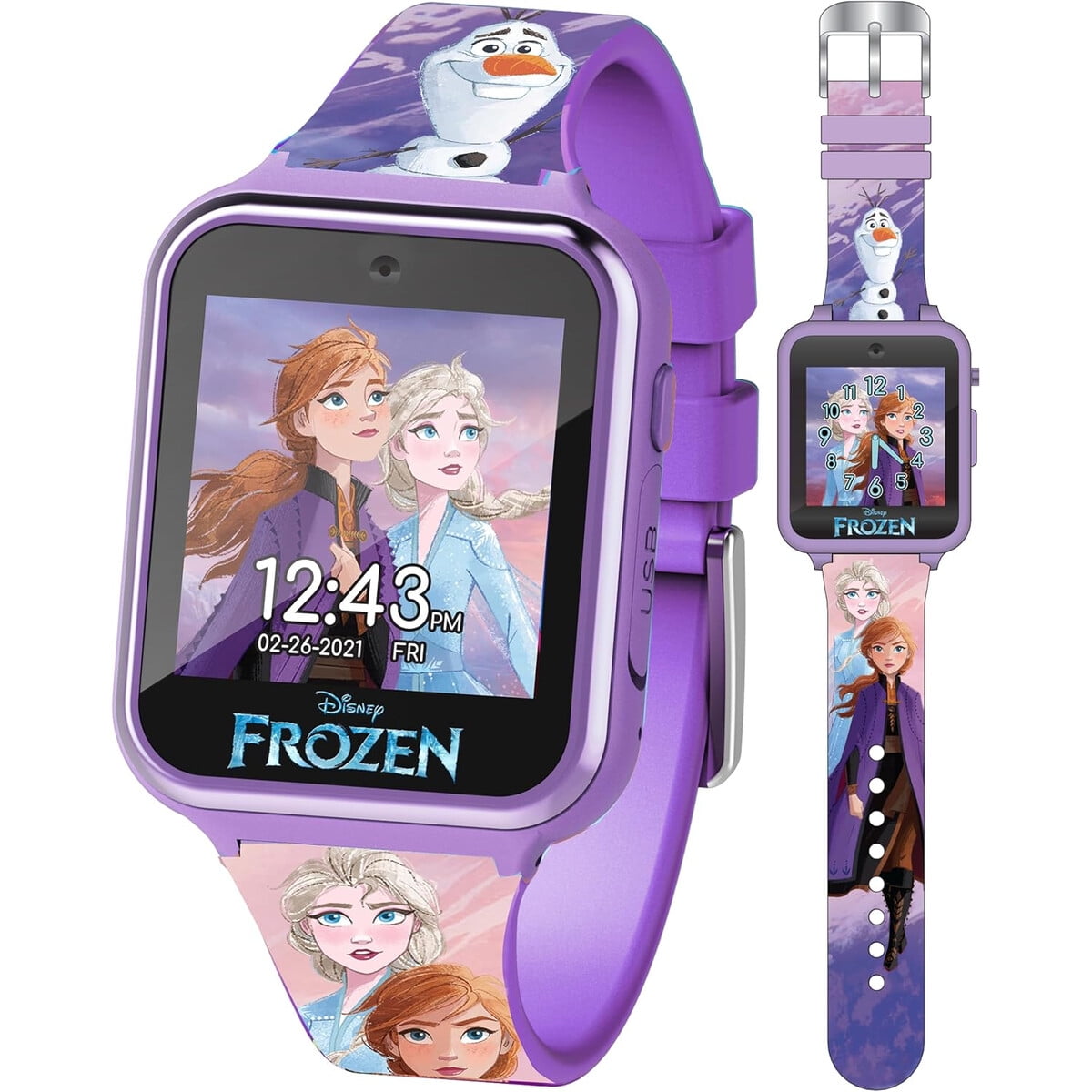 Smartwatch Infantil Disney Frozen Ii Pantalla Tactil Juegos