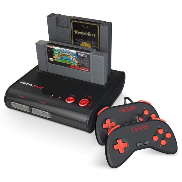 Consola Retro-Bit Retro Duo 2 en 1 para NES/SNES original