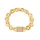 thumbnail image 1 of Pulseras de Oro para Hombre Cadena de Pulsera de Diamante Simulado 5A CZ Pulsera de Plata Esterlina 925 Eslabón 7-8.5 Pulgadas, 1 of 5