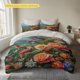 thumbnail image 1 of Fresh Floral Garden Scene Printed Duvet Cover Set Fluffy and Breathable 100% Polyester Fiber Duvet Cover Soft and Comfortable for a Peaceful Sleep Machine Washa, 1 of 1