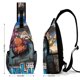 thumbnail image 2 of Sandland Riñonera Bandolera con Estampado Integral para Hombres y Mujeres, Bolso Cruzado Gráfico de Tendencia, Mochila de Hombro Streetwear para Ciclismo y Deportes, Riñonera Versátil Casual, 2 of 6