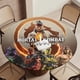 thumbnail image 5 of Mortal Kombat-theme Fitted Round Tablecloths Elastic Edged Table Covers Waterproof Table Cloth for Kitchen Holiday Party Tables Decor 120cm, 5 of 6