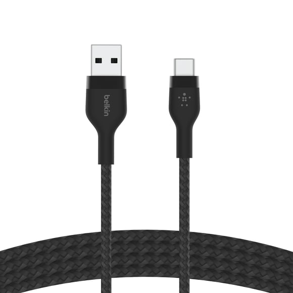 Cable Belkin BoostCharge Pro Flex trenzado USB-C a USB-A de 1 m
