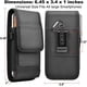 thumbnail image 5 of Funda de teléfono para Samsung Galaxy S23 Ultra S22 Plus S21 S20 S10 Note 20+, A03S A14 A54 A51 A71 A23 A12 A13 A32, G Stylus 2023, funda de nailon con clip para cinturón y tarjetero, color negro, 5 of 7