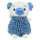 thumbnail image 1 of REGALWOVEN Toalla de Mano de Peluche de Chenilla con Lindo Cerdito de Dibujos Animados, 1 PC Toalla de Mano Colgante Suave y Absorbente para Baño Cocina Azul 7" x 11", 1 of 4