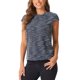 thumbnail image 1 of INSPIRE CHIC Blusas de Tweed para Mujer Patrón Jaspeado Manga Corta Casual de Verano XL Azul Negro, 1 of 6