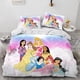 thumbnail image 1 of Princess Cartoon Girl Duvet Cover Set 100% Microfiber Bedding Sets 3 Pieces Ultra Soft Skin-Friendly Comforter Cover Set, 1 of 5