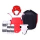 thumbnail image 4 of Equipo de protección de taekwondo de 5 piezas, protección corporal para boxeo, equipo de sparring de karate ajustable, engrosado y acolchado para Muay S, 4 of 5