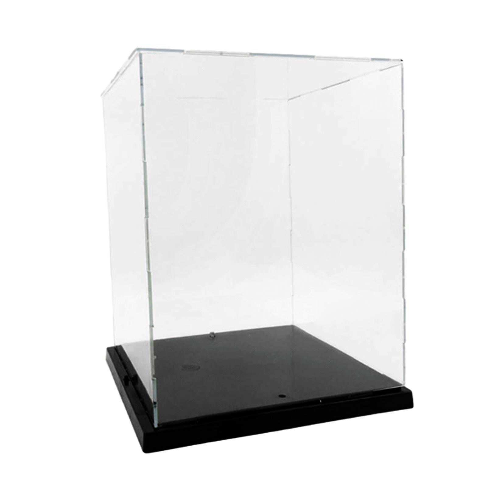 Magideal - Vitrina Acrílica Organizadora, Contenedor Multiusos Transparente, Funda Protectora Para Encimera, Modelos De Figuras De Acción, Avión, Minitienda De M