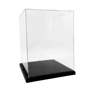Magideal - Vitrina Acrílica Organizadora, Contenedor Multiusos Transparente, Funda Protectora Para Encimera, Modelos De Figuras De Acción, Avión, Minitienda De M