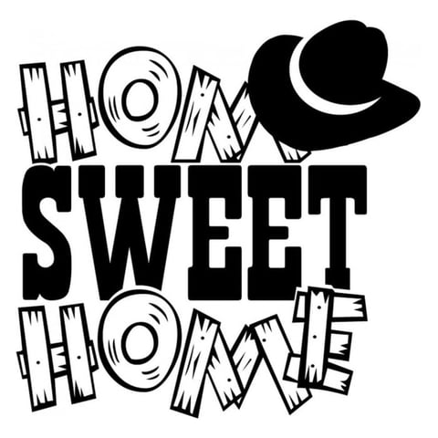 Rienda Libre Graphics - Decomural Home Sweet Home Cowboy Ws-17003