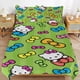 thumbnail image 2 of Green Hello Kitty Comforter Twin SizeComforter Set for Kids Girls3Pcs Bedding Set Printed Comforter with 2 PillowcasesDown AlternativeSoft and Lightweight Bed Sheets, 2 of 5