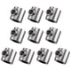thumbnail image 1 of Abrazaderas De Cable De Acero, Accesorio De Clip Para Fijar Pancartas, Multiusos, Resistentes, 10 Piezas, 1 of 3