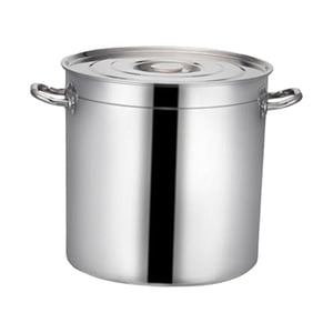 Magideal - Olla De Acero Inoxidable, Ollas De Inducción, Cubo De Aceite, Fácil De Limpiar Con Mango, Utensilios De Cocina Grandes Multifuncionales Para Comedores 40Cm