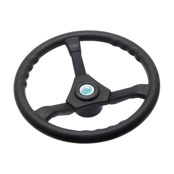 Volante marino de fácil instalación, nailon resistente, accesorio premium para barcos, 33,5 cm, para lanchas rápidas, yates, embarcaciones marinas.