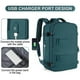 thumbnail image 5 of Mochila De Viaje Cabina Avión Impermeable Viral Zapatos Usb Azul Petroleo, 5 of 5