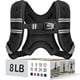thumbnail image 1 of Chaleco pesado Zeerun de 3,6 kg para mujeres y hombres, 8 libras, negro, 1 of 8