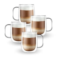 Santú Home & Deco - Set 4 Taza Doble Pared 250Ml