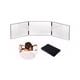 thumbnail image 4 of Espejo Triple Plegable Vista 360° Luz Led, 4 of 8