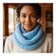 thumbnail image 1 of Bufanda Cuello Estilo Punto Inglés Lana Invierno Abrigado, 1 of 5