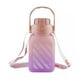 thumbnail image 1 of Botella De Agua Motivacional 1500ml Cuadrada Termo Rosado, 1 of 8