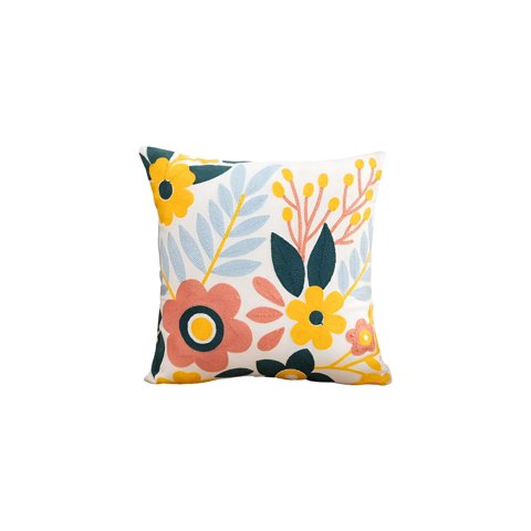 Genérico - Set De 6 Fundas Bordadas 45X45 C53