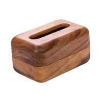 Bothyi - Caja De Tejido De Madera Cubierta Dispensador De Tejido Moderno Para La Sala De Estar De Escritorio De Oficina