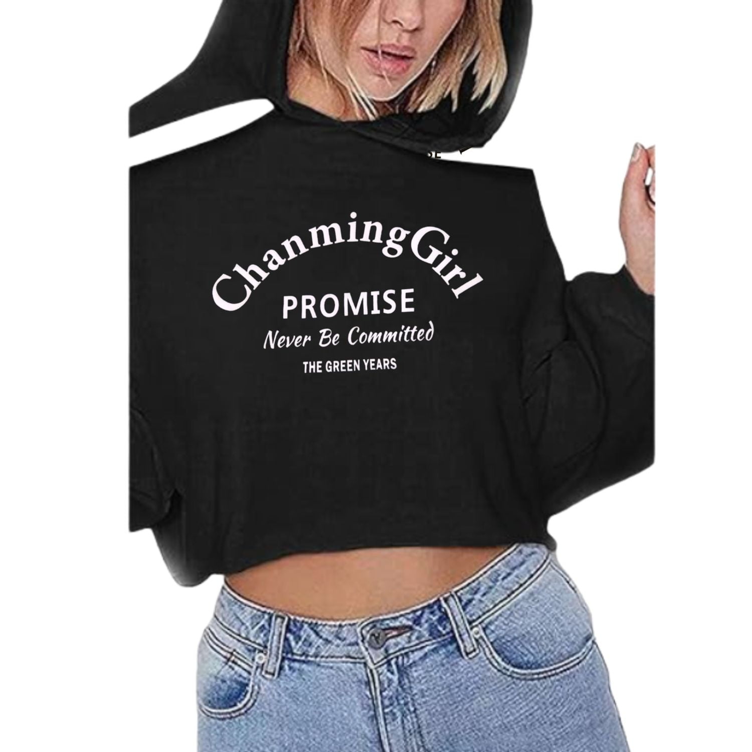 Likeshop - Polerón Deportivo Mujer Corto Gorro Verano Colores 0242