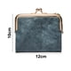 thumbnail image 2 of Monedero pequeño RFID para mujer, compacto, plegable, de piel, estilo vintage, con cremallera y cierre de boquilla., 2 of 6