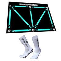 Magideal - Colchoneta De Entrenamiento De Pisadas De Fútbol, Colchoneta De Entrenamiento De Fútbol, Entrenamiento Interior Y Exterior, Control De Del B Sin Pelota