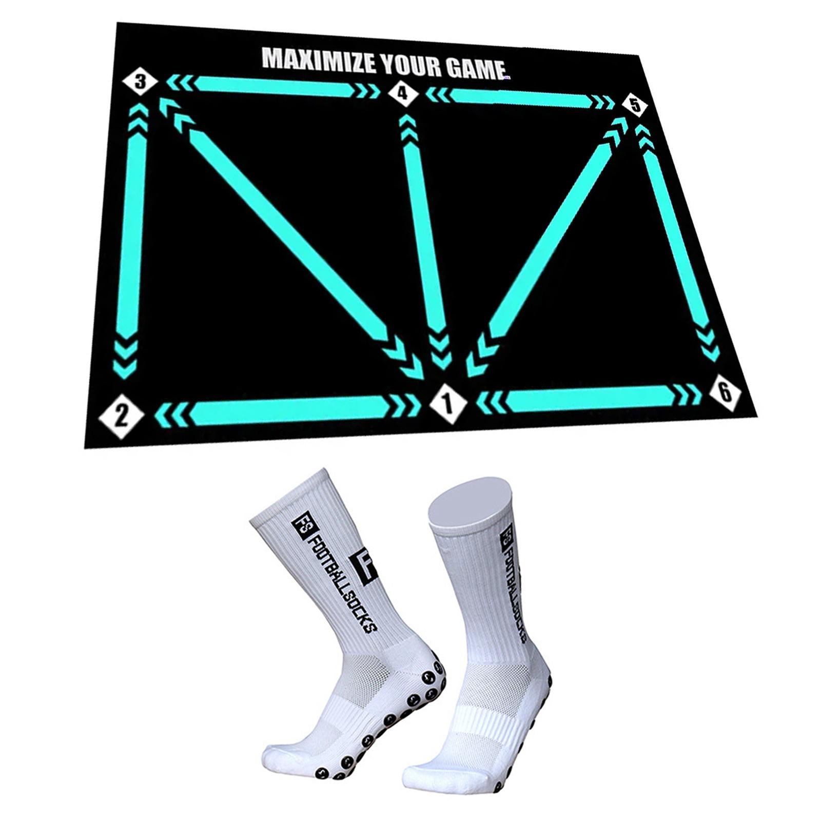 Magideal - Colchoneta De Entrenamiento De Pisadas De Fútbol, Colchoneta De Entrenamiento De Fútbol, Entrenamiento Interior Y Exterior, Control De Del B Sin Pelota