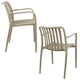 thumbnail image 4 of Pack 4 Sillas Terraza Plástica Giza Taupe, 4 of 6