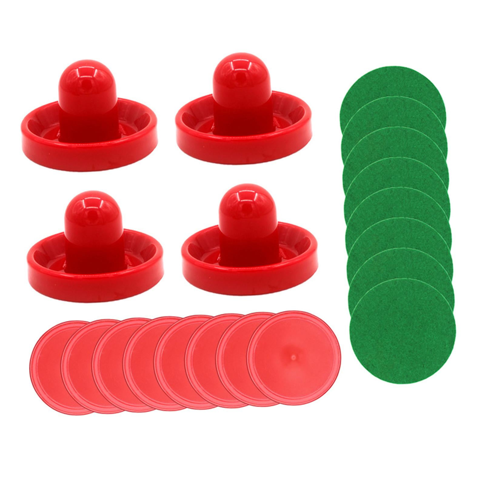 Magideal - 1 Juego De Mini Empujadores De Hockey De Aire Y Discos De Hockey De Aire, Accesorios De Repuesto Para Niños, Paletas De Hockey De Fieltro De 96mm Para Estilo D