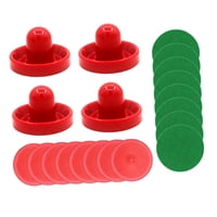 Magideal - 1 Juego De Mini Empujadores De Hockey De Aire Y Discos De Hockey De Aire, Accesorios De Repuesto Para Niños, Paletas De Hockey De Fieltro De 96Mm Para Estilo D