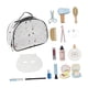 thumbnail image 5 of Kit de maquillaje de madera, peluquería, juguetes para niñas, regalos, juguete de aprendizaje con bolsa de cosméticos, juguete de salón de belleza de, 5 of 5