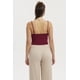 thumbnail image 3 of Polera Peto Mujer Crop Rib Vino Oscuro, 3 of 4