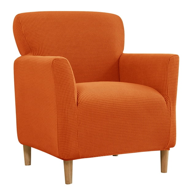 Funda elástica para sillón moderno, 1 pieza, con acento de jacquard, con brazos, suave, impermeable, para sala de estar, protector de muebles.