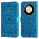 thumbnail image 5 of Funda tipo cartera FOXDOCK para Honor X50 Pro , diseño girasol en relieve, cuero PU, cierre magnético, soporte y tarjetero, 5 of 5