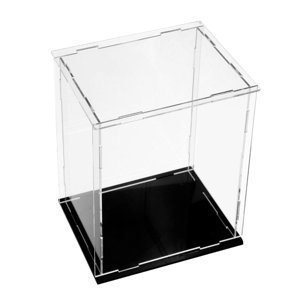 Bothyi - Vitrina Acrílica Transparente, Caja De Encimera, Cubo Para Muñecas, Figuritas En Miniatura