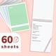 thumbnail image 3 of Steno Pads 6 X 9 Cm 60 Hojas Paquete De 6 Con 6 Colores Surtidos, 3 of 7
