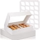thumbnail image 1 of Pack 10 Cajas Para 24 Mini Cupcakes Con Visor/ventana Blanco 8 cm x 34 cm x 24 cm, 1 of 8