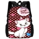 thumbnail image 1 of 3 pcs set Cartoon Maries Cat Child School Backpack with Lunch Bags ,Pencil Bags ,Cartoon School Bags for Boys Girls Best Gift, 1 of 3