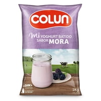 Yoghurt Batido Sabor Mora Bolsa 1 Kg Colun