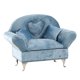 thumbnail image 4 of Sofá Cama Joyero Joyero Joyero Joyero Para Decoración Azul, 4 of 5