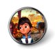 thumbnail image 1 of Miles del mañana-Theme Round Button Badge: Premium Metal Construction, Ideal for High-End Events 2.8 cm, 1 of 6