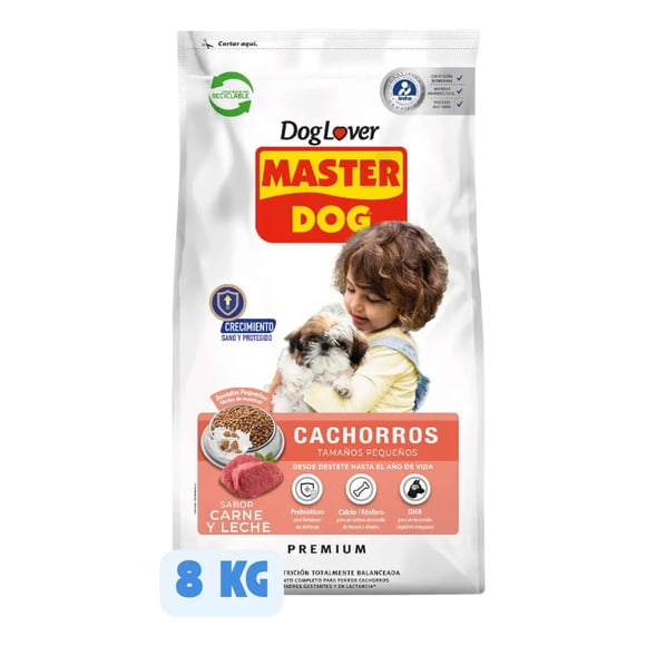 Carozzi Master Dog Cachorros Razas Pequeñas Carne Perro Cachorro Seca