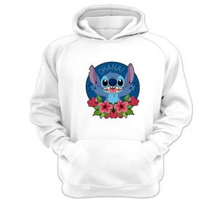 Genérico - Polerón Canguro Extraterrestre Azul Blanco Talla Xl Unisex
