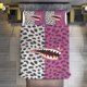 thumbnail image 2 of White Pink Leopard Bape Shake Camo Comforter Set Soft 3 Pcs Twin Bedding Sets Thicken for All Season, 2 of 5