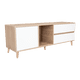 thumbnail image 3 of Rack de TV 60" Salem 1 Puerta 2 Cajones, Rovere Y Blanco 58,4x158,4x45,6 Cm, 3 of 19