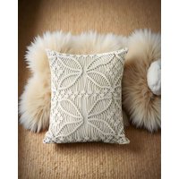 Genérico - Fundas De Cojin Set De 2 Estilo Bohemio 45X45 Cm Blanco 05